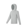 Kid's UPF 50+ Sun Protection Jacket Hooded Shirt with Pockets for 9-11 Years Boys and Girls Running Hiking Gray 140cm view 2