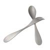 RISON Titanium 2PCS Ultra Light Silver Spoon and Spork for Camping Backpacking Hiking Fishing or any other Outdoor Activities view 2