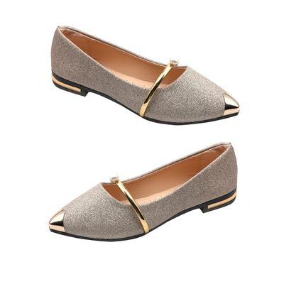 1Pair Pearl Pumps Women Bedroom Decor Flat Sandals Slip on Shoes wall Clock Flat Single Shoes Black Silver Pointed Toe Heels Pointy Walking Women's Summer