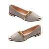 1Pair Pearl Pumps Women Bedroom Decor Flat Sandals Slip on Shoes wall Clock Flat Single Shoes Black Silver Pointed Toe Heels Pointy Walking Women's Summer view 1