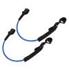 Alvinlite Surf Leash, 2PCS Surf Board Leg Rope 2228 inch Adjustable Straight Surfboard Leash for Shortboard Fishboard (Blue) view 2