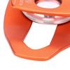 Alvinlite Climbing Pulley, 30KN Fixed Aluminum Side Plate Rope Pulleys Orange Single Sliding Side Plate for Climbing Aloft Work view 3