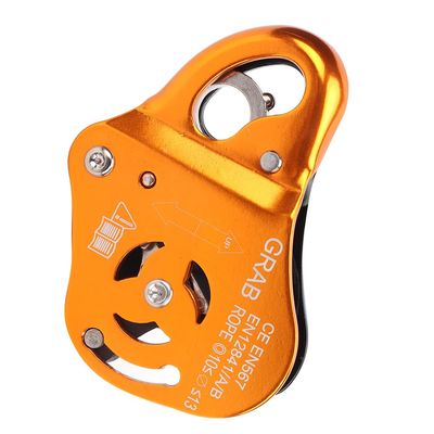 Alvinlite Climbing Pulley, Climbing Grab Rope Self-Locking Fall Rope Protector Climbing Pulley for Outdoor Rock Working