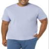 Amazon Essentials Mens T-Shirts, Regular-Fit, Short-Sleeve Crewneck Pocket, Pack of 2, Lavender/Washed Blue, Large view 2