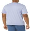 Amazon Essentials Mens T-Shirts, Regular-Fit, Short-Sleeve Crewneck Pocket, Pack of 2, Lavender/Washed Blue, Large view 3