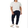 Amazon Essentials Men's Cotton Regular-Fit Short-Sleeve Crewneck T-Shirt, Pack of 2, Navy/White Boat Print, X-Large view 4