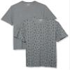 Amazon Essentials Men's Cotton Regular-Fit Short-Sleeve Crewneck T-Shirt, Pack of 2, Cactus/Grey Heather, X-Large view 1