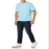 Amazon Essentials Mens T-Shirts, Regular-Fit, Short-Sleeve Crewneck Pocket, Pack of 2, Light Blue, X-Small view 4