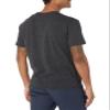 Amazon Essentials Men's T-Shirts, Short-Sleeve Crewneck Pocket, Cotton, 2-Pack, Small, Charcoal Heather/Burgundy view 3