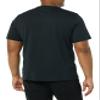 Amazon Essentials Mens T-Shirts, Regular-Fit, Short-Sleeve Crewneck Pocket, Pack of 2, Black/Charcoal Heather, X-Small view 3