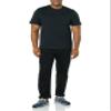 Amazon Essentials Mens T-Shirts, Regular-Fit, Short-Sleeve Crewneck Pocket, Pack of 2, Black/Charcoal Heather, X-Small view 4