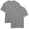 Amazon Essentials Men's Short-Sleeve V-Neck T-Shirts, Pack of 2, Grey Heather, 6X-Large Big view 1