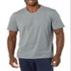 Amazon Essentials Men's Short-Sleeve V-Neck T-Shirts, Pack of 2, Grey Heather, 6X-Large Big view 2