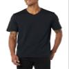 Amazon Essentials Men's Short-Sleeve V-Neck T-Shirts, Pack of 2, Black, XX-Large view 2