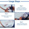 3pcs Tennis Racket Dampener, Racket Shock Absorber to Reduce Vibration & Noise, Tennis Racquets Vibration Dampener Accessories for Players of All Levels view 4