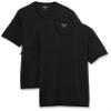Amazon Essentials Men's Short-Sleeve V-Neck T-Shirts, Pack of 2, Black, Large view 1