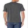 Amazon Essentials Men's T-Shirts, Short-Sleeve Crewneck Pocket, Cotton, 2-Pack, X-Small, Navy/Charcoal Heather view 3