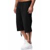 Maryia Men's Cotton Linen Lightweight Summer Beach Cropped Trousers Elastic Waist Casual Yoga Harem Capri Pants Joggers view 3