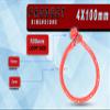 Robship Soft Shackles Simplifying Your Boating Experience, Red - 4x100mm view 2