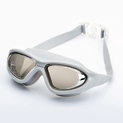 Feilx Swimming Goggles,Anti-Leak, Anti-Fog, Anti-Ultraviolet, Wide Field of View Triathlon Swimming Goggles, Adjustable Swimming Goggles, Suitable for Adult Men, Women, Teenagers (Color : A)