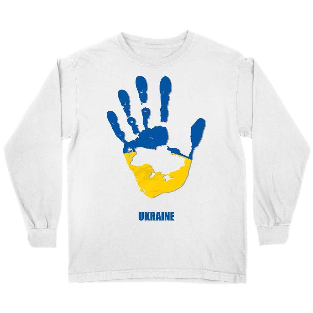 lepni.me T-Shirt for Kids Ukraine Flag Shirt Ukrainian Map Symbol Ukrainians Clothing (5-6 Years White Multi Color)