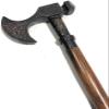 Handmade Victorian Ice Axe Head Handle Vintage Wooden Walking Stick Cane view 1