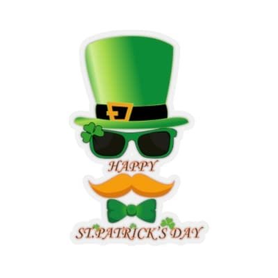 Kiss-Cut Stickers - St. Patrick's Day - ST.Patricks Day (6"x6", White)