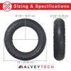 AlveyTech Solid Rubber 10" x 2.50" Honeycomb Tire - Fits The Ninebot by Segway MAX G30 Electric Scooter, Flat Free Solid Tire For Front or Rear Wheel Replacement with DY-036-01 Tread Pattern (1) view 4