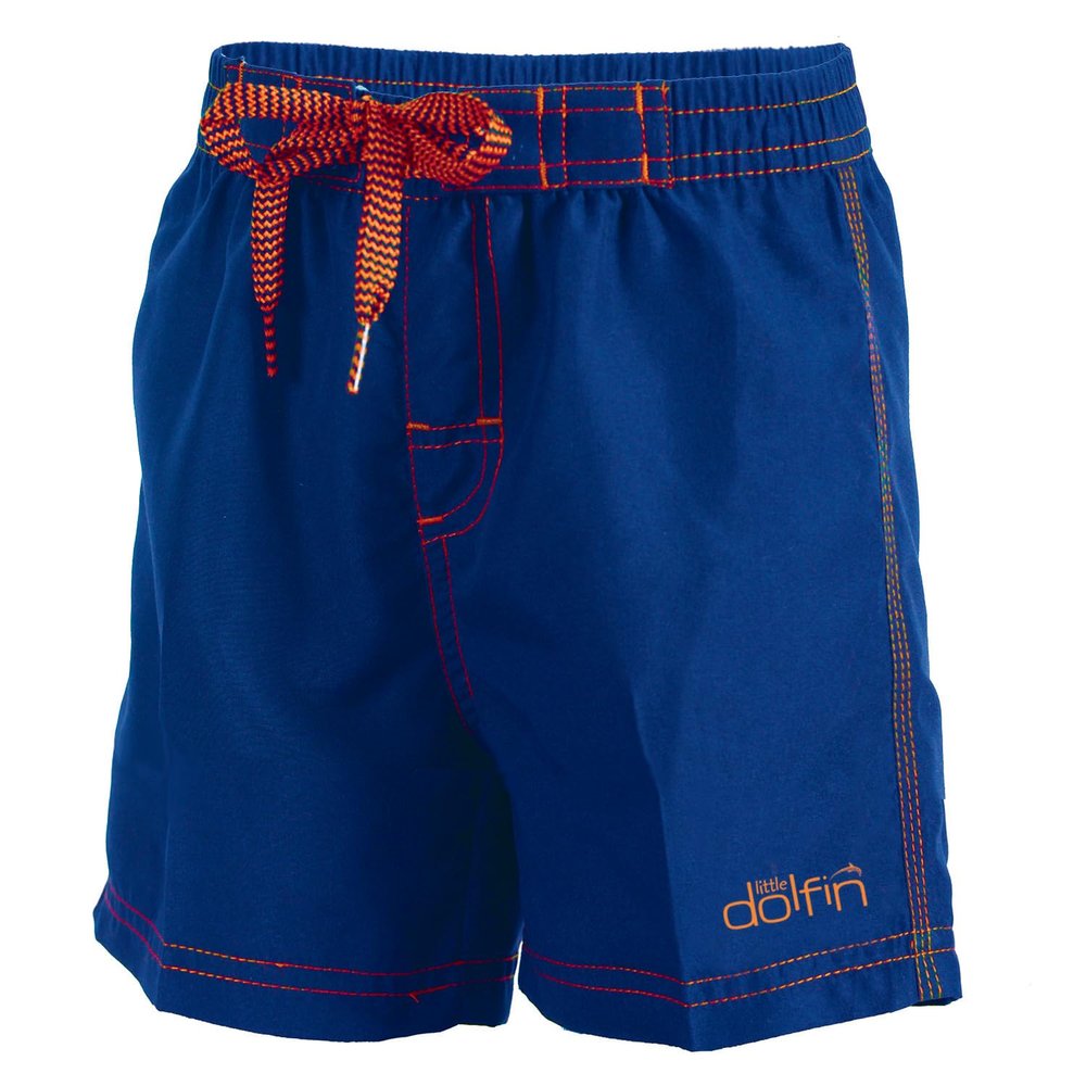 Dolfin Little Toddler Boys Swimsuit Solid Swim Trunks Royal