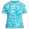 Kanu Surf Women's Standard Marina UPF 50+ Short Sleeved Active Rashguard & Workout Top, Harmony Aqua, X-Small view 1
