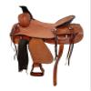 Brown Leather Western Roping Ranch Saddle 15 16 17 18 Tooled Horse TACK Set (18 Inch) view 4