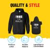 APPARELYN Matching Hoodies for Dogs & Humans - I Make The Rules I Break The Rules Pet & Owner - Soft Dog Sweatshirt Set Black view 3