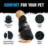 APPARELYN Matching Hoodies for Dogs & Humans - I Make The Rules I Break The Rules Pet & Owner - Soft Dog Sweatshirt Set Black view 4