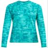 Kanu Surf Womens, Keri Long-Sleeve UPF 50 Rashguard, Harmony Atlantis, Medium view 1