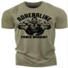 Gymish Lifestyle Adrenaline, Power Workout T-Shirt Shirts for Men for Gym Inspiration, Green, XXL view 1