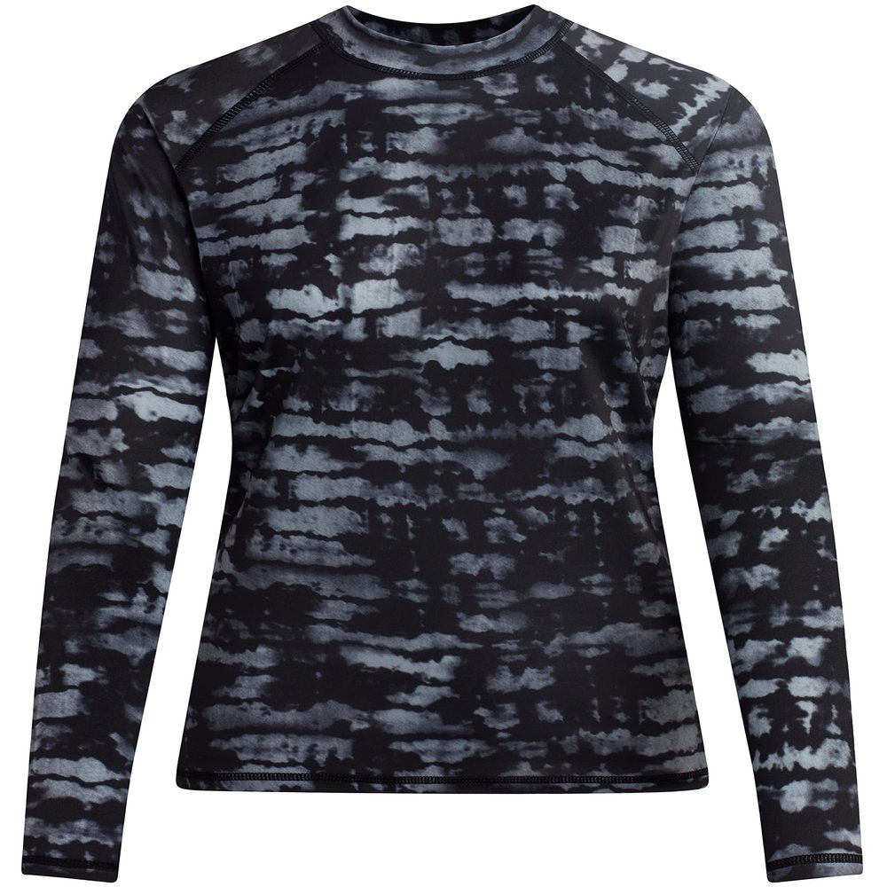 Kanu Surf Womens, Keri Long-Sleeve UPF 50 Rashguard, Harmony Black, Small
