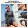 Kanu Surf Womens, Keri Long-Sleeve UPF 50 Rashguard, Harmony Black, Small view 4