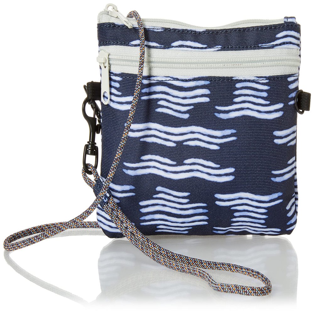KAVU Renrose Crossbody Wallet with Rope Strap, Evening Tide