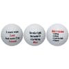 Golf Humor Golf Balls  12-Pack Funny Gag Gift Set for Golfers  Novelty Balls with Sarcastic Sayings view 2