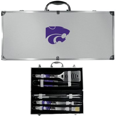 Siskiyou C8BQ15 Unisex NCAA Kansas State Wildcats 8 Piece Tailgater BBQ Set