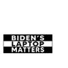 Bidens Laptop Matters Vinyl Sticker Decal (3.37" x 9") | Peel & Stick | Biden, President, Political, Republican, Humor view 1