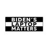 Bidens Laptop Matters Vinyl Sticker Decal (3.37" x 9") | Peel & Stick | Biden, President, Political, Republican, Humor view 2
