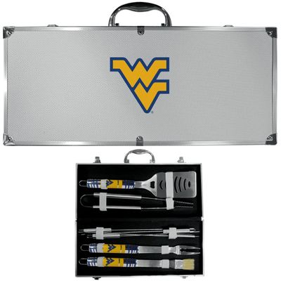 Siskiyou C8BQ60 Unisex NCAA West Virginia Mountaineers 8 Piece Tailgater BBQ Set