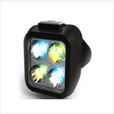 Rescue Leaders AWNYL-1 Amber & White Body Beacon LED Equipped Black Nylon Belt Keeper First Responder Children Pet Safety Light Gen 2 - Quantity of 1