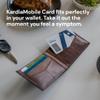 KardiaMobile Card Credit-Card Sized EKG, Medical-Grade & FDA-Cleared Personal Heart Monitor, Carry in Wallet, Bluetooth-Enabled for On-The-Go Check-Ups Anywhere, Compatible with Most Smartphones view 4