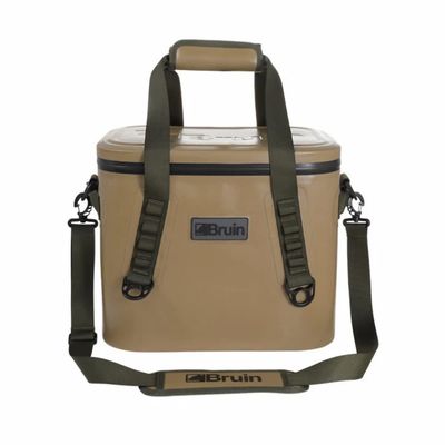 Bruin Outdoors Portable 30 Can Soft Pack Cooler (Tan/Olive/Gray)