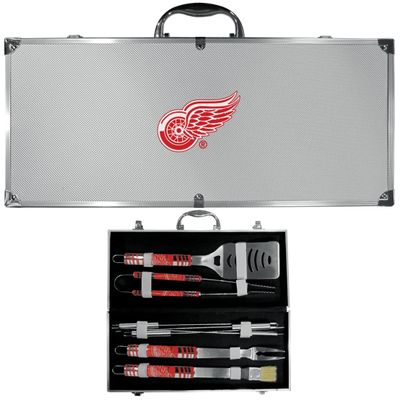 Siskiyou H8BQ110 Unisex NHL Detroit Red Wings 8 Piece Tailgater BBQ Set