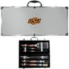 Siskiyou C8BQ58 Unisex NCAA Oklahoma State Cowboys 8 Piece Tailgater BBQ Set view 1
