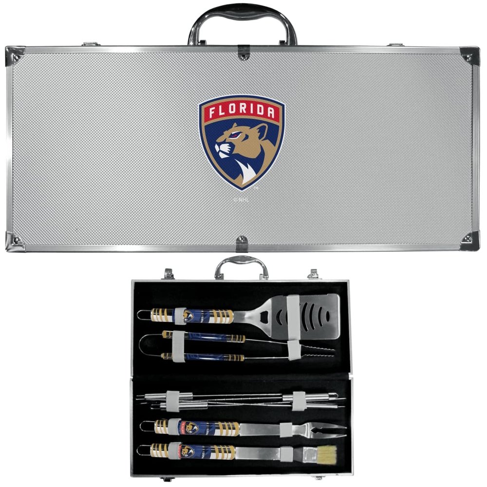 Siskiyou H8BQ95 Unisex NHL Florida Panthers 8 Piece Tailgater BBQ Set