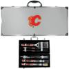 Siskiyou H8BQ60 Unisex NHL Calgary Flames 8 Piece Tailgater BBQ Set